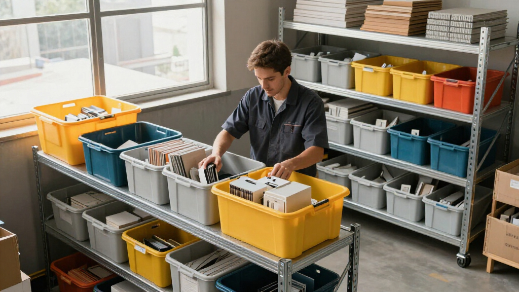 Vorteile eines zentralen Materiallagers