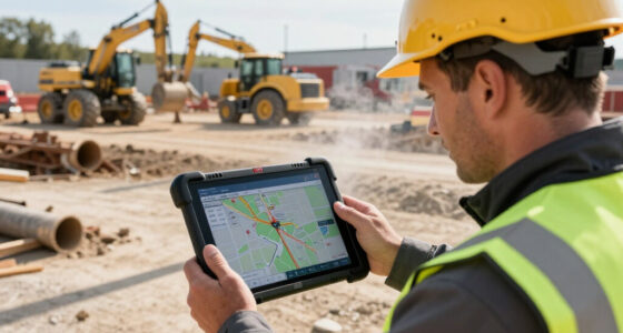 Optimieren Sie die Baustellenlogistik mit GPS