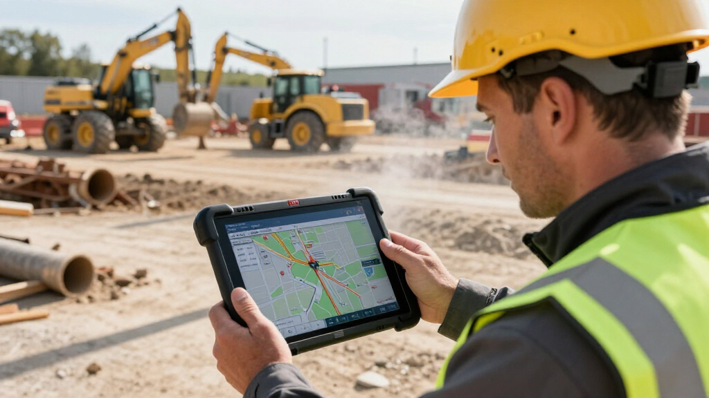 Optimieren Sie die Baustellenlogistik mit GPS